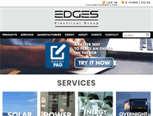 Tablet Screenshot of edgesgroup.com